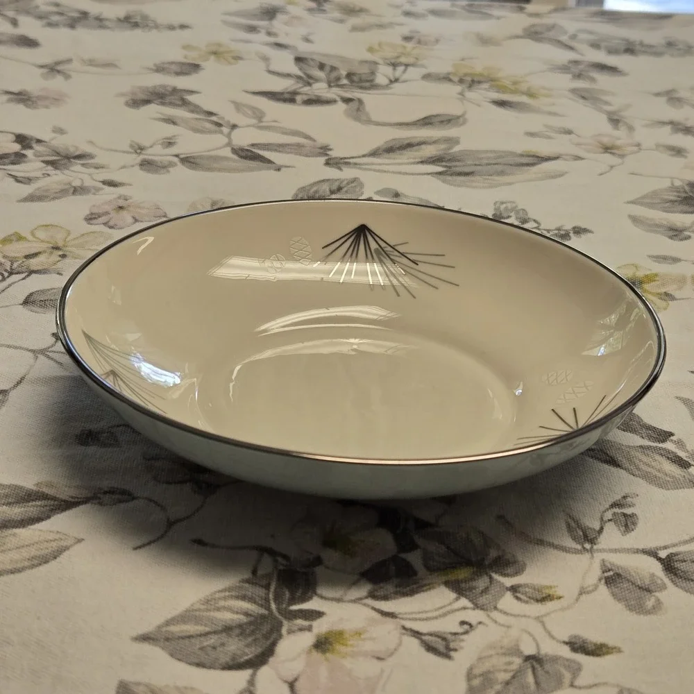 Franciscan SILVER PINE Atomic Coupe Soup Bowl 7 3/8